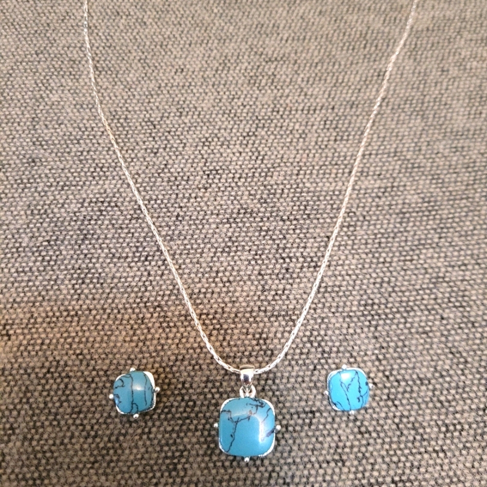 Necklace and earrings